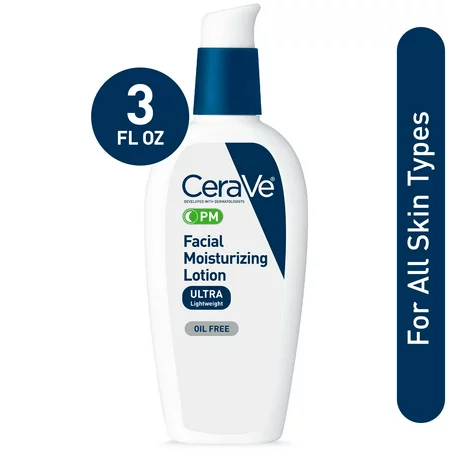 CeraVe PM Lotion Face Moisturizer Lotion for Night